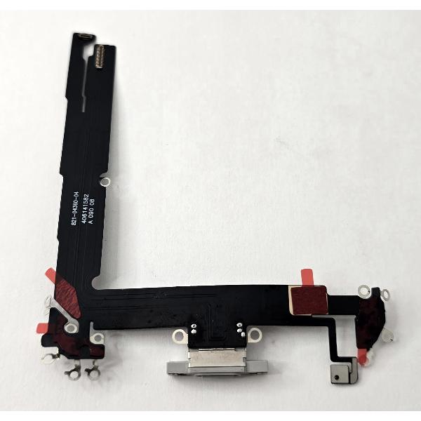 Flex puerto de carga blanco para iPhone 16 Plus A3290 A3082 A3289 A3291 compatible