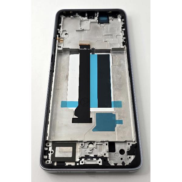 Pantalla lcd para Xiaomi Redmi Note 13 Pro Plus 5G mas tactil negro con marco plata compatible TFT