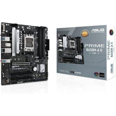 Placa Base Asus Prime B650M-A II-CSM/ Socket AM5/ DDR5/ PCIe 5.0/ Micro ATX - PixelPlaza