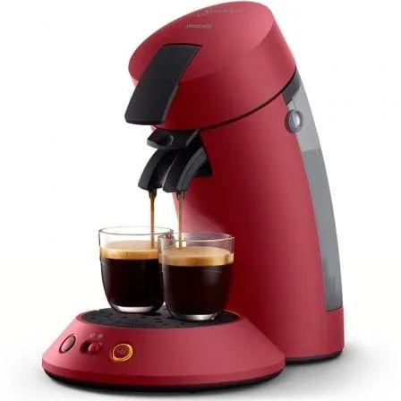 Cafetera de Cápsulas Philips SENSEO Original Plus CSA210/91/ Compatible cápsulas SENSEO/ Roja - PixelPlaza