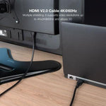 Cable HDMI 2.0 4K CCS Nanocable 10.15.3905/ HDMI Macho - HDMI Macho/ 5m/ Negro - PixelPlaza
