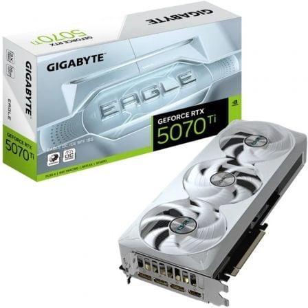 Tarjeta Gráfica Gigabyte GeForce RTX 5070Ti Eagle OC ICE SFF/ 16GB GDDR7 - PixelPlaza