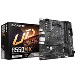 Placa Base Gigabyte B550M K Socket AM4/ DDR4/ PCIe 4.0/ Micro ATX - PixelPlaza