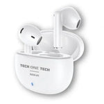 Auriculares Bluetooth Tech One Tech SIUX.01 TEC1401/ con estuche de carga/ Autonomía 5h/ Blancos - PixelPlaza