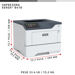 Impresora Xerox laser b410v_dn monocromo a4 · 47ppm · red · duplex
