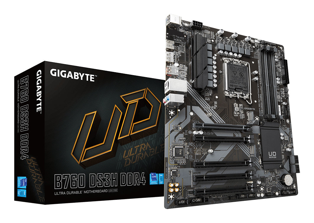 Placa Base Gigabyte B760 DS3H DDR4 Socket 1700/ DDR4/ PCIe 4.0