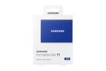 Disco Externo SSD Samsung Portable T7 2TB/ USB 3.2/ Azul