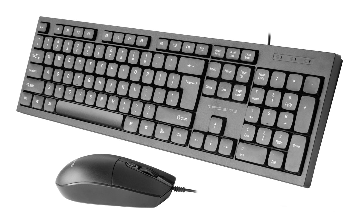 Teclado + raton tacens anima negro