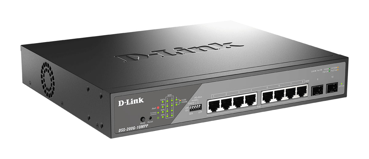 Switch d - link dss - 200g - 10mpp - e 10 puertos
