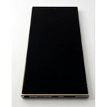 Pantalla lcd para Samsung Galaxy S24 Ultra SM-S928B mas tactil negro con marco amarillo Gh82-33396C Service Pack