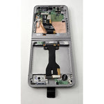 Pantalla Para Samsung Galaxy Z Flip6 Sm F741B Mas Tactil Negro Con Marco Plata Gh82 35014A Service Pack