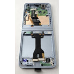 Pantalla para Samsung Galaxy Z Flip6 SM-F741B mas tactil negro con marco azul claro GH82-35014C Service Pack
