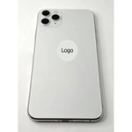 Tapa trasera o tapa bateria plata para iPhone 11 Pro Max con marco central remanufacurada Grado A