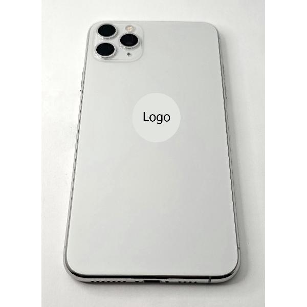 Tapa trasera o tapa bateria plata para iPhone 11 Pro Max con marco central remanufacurada Grado A