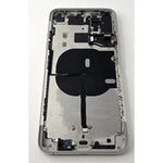 Tapa trasera o tapa bateria plata para iPhone 11 Pro Max con marco central remanufacurada Grado A