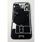 Tapa trasera o tapa bateria negra para iPhone 16 remanufacurada Grado A