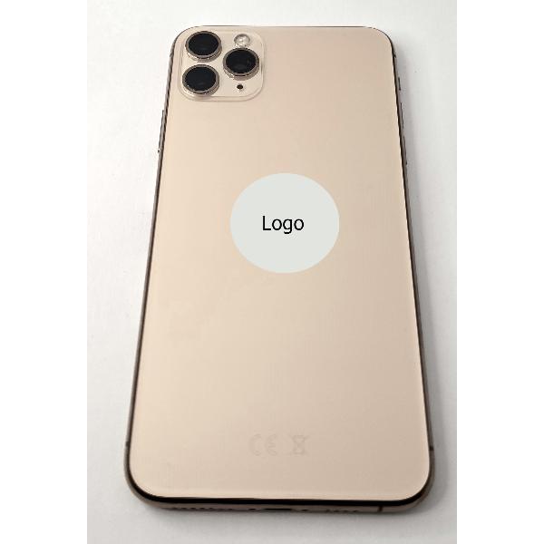 Tapa trasera o tapa bateria dorada para iPhone 11 Pro Max con marco central remanufacurada Grado A