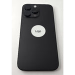 Tapa trasera o tapa bateria negra para iPhone 14 Pro Max con marco central remanufacurada Grado A