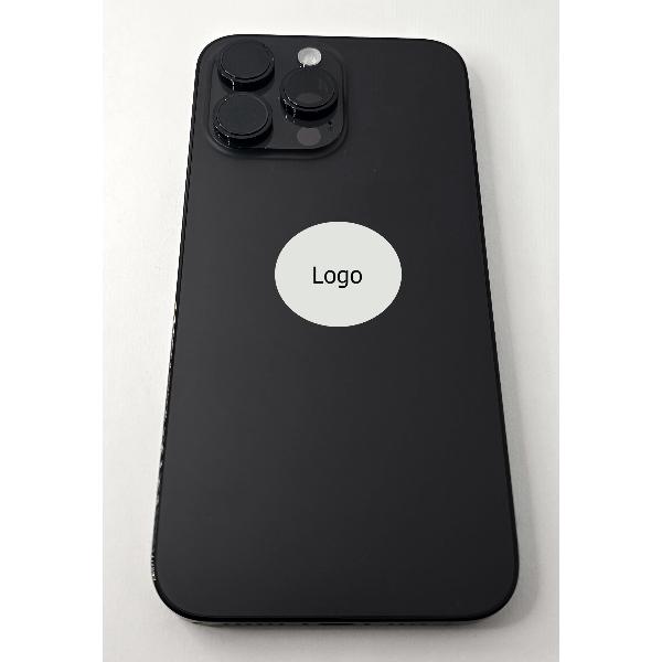 Tapa trasera o tapa bateria negra para iPhone 14 Pro Max con marco central remanufacurada Grado A