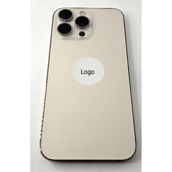 Tapa trasera o tapa bateria dorada para iPhone 14 Pro Max con marco central remanufacurada Grado A