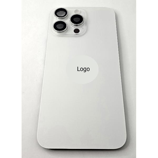 Tapa trasera o tapa bateria blanca para iPhone 15 Pro Max remanufacurada Grado A