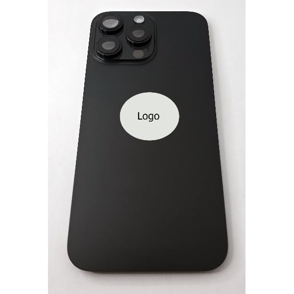 Tapa trasera o tapa bateria negra para iPhone 16 Pro Max remanufacurada Grado A