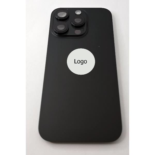 Tapa trasera o tapa bateria negra para iPhone 16 Pro remanufacurada Grado A