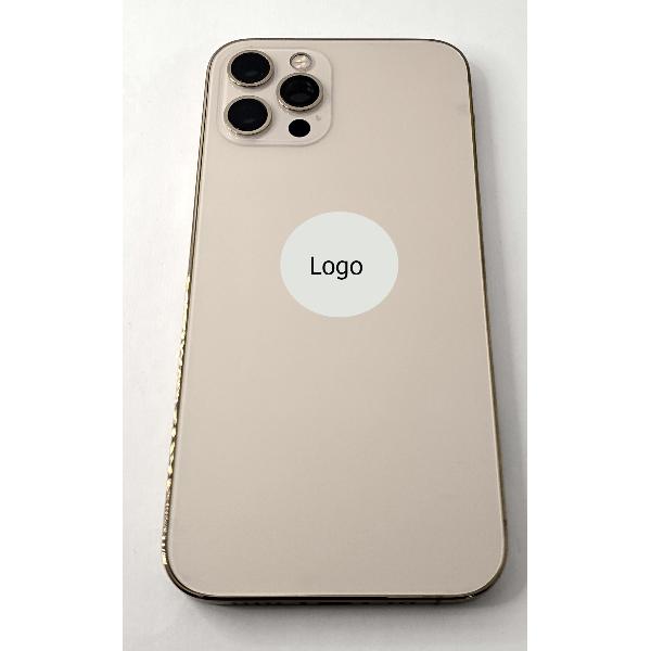 Tapa trasera o tapa bateria dorada para Iphone 12 Pro con marco central Remanufacturada Grado A