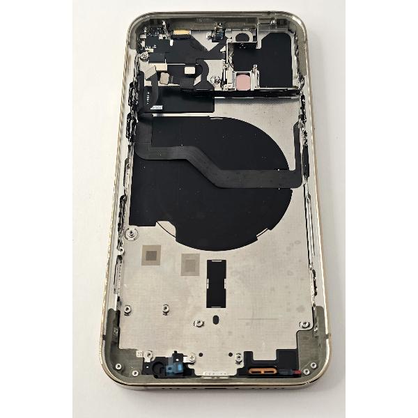 Tapa trasera o tapa bateria dorada para Iphone 12 Pro con marco central Remanufacturada Grado A