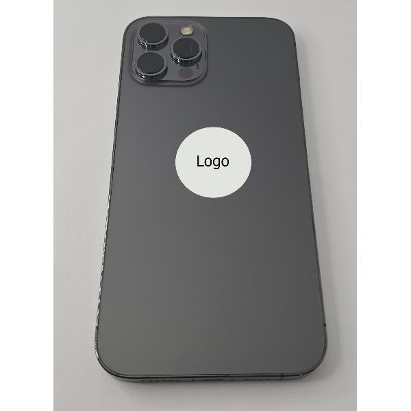 Tapa trasera o tapa bateria gris para Iphone 12 Pro Max con marco central Remanufacturada Grado A