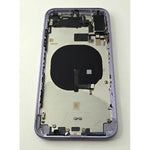 Tapa trasera o tapa bateria morada para Iphone 11 con marco central Remanufacturada Grado A