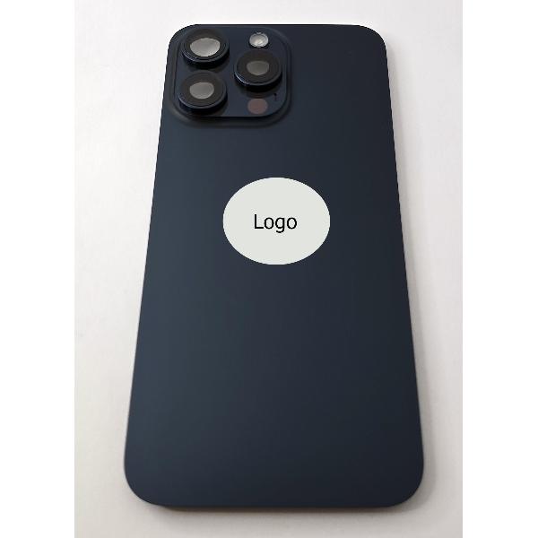 Tapa trasera o tapa bateria azul titanio para iPhone 15 Pro Max remanufacurada Grado A