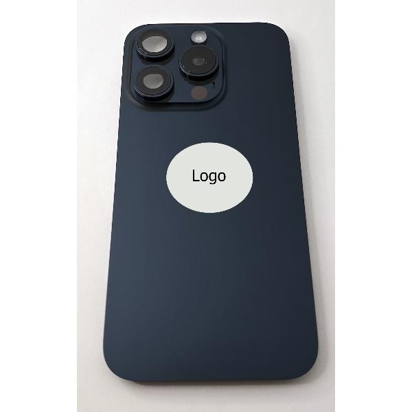 Tapa trasera o tapa bateria azul titanio para iPhone 15 Pro remanufacurada Grado A