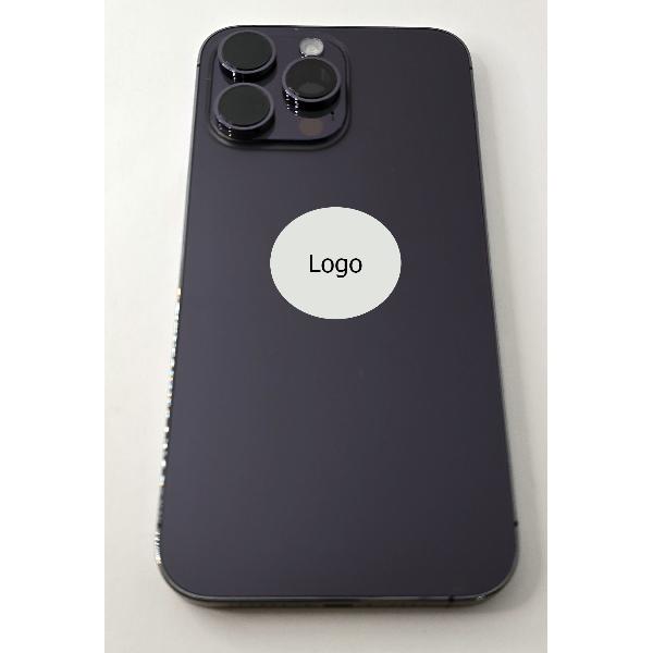 Tapa trasera o tapa bateria morado oscuro para Iphone 14 Pro Max con marco central Remanufacturada Grado A