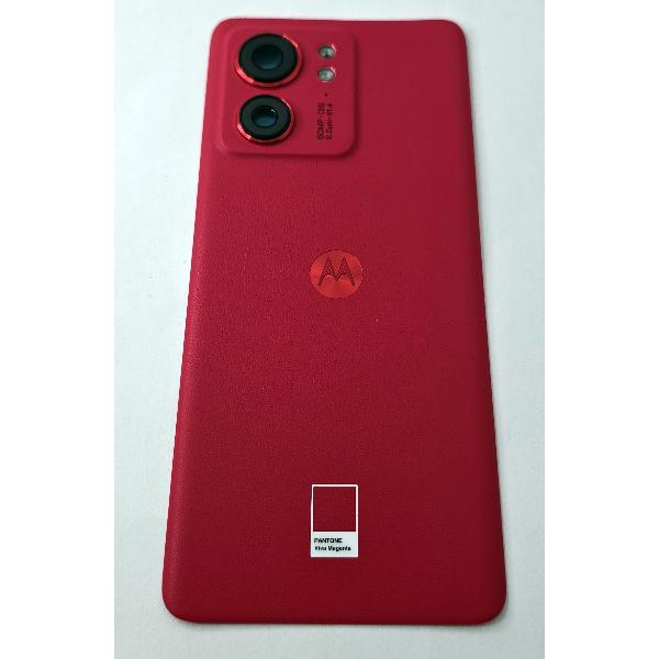 Tapa trasera o tapa bateria magenta para Motorola Edge 40 5S58C22715 Service Pack