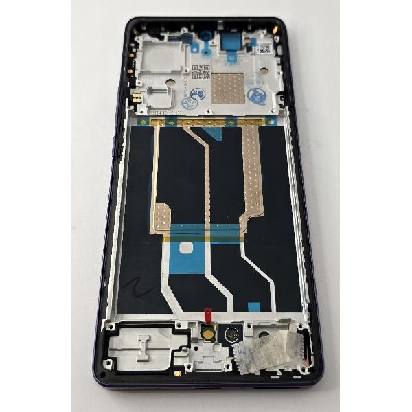 Pantalla lcd para Realme GT6 mas tactil negro con marco morado calidad premium