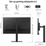 Monitor Gaming LG UltraGear G6 27G640A-B 27"/ QHD/ Multimedia/ 1ms/ 300Hz/ IPS/ Regulable en Altura/ Negro - PixelPlaza