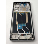 Pantalla lcd para Realme GT6 mas tactil negro con marco plata calidad premium