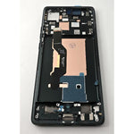 Pantalla lcd para Motorola Edge 50 5G mas tactil negro con marco verde calidad premium