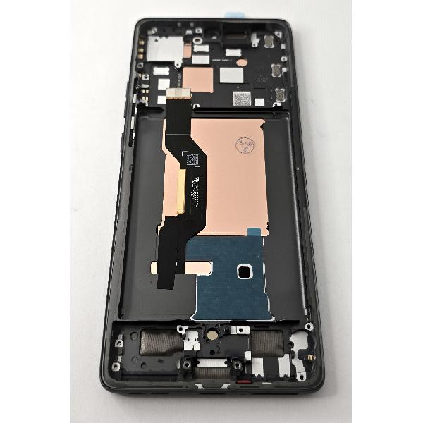 Pantalla lcd para Motorola Edge 50 5G mas tactil negro con marco negro calidad premium