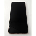 Pantalla lcd para Motorola Edge 50 5G mas tactil negro con marco dorado calidad premium