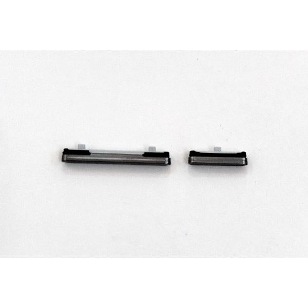 Set de 2 botones laterales negros para Samsung Galaxy S25 5G S931 Galaxy S25 Plus 5G S936 calidad premium