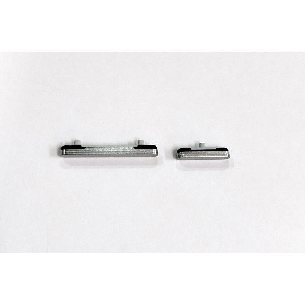 Set de 2 botones plata para Samsung Galaxy S25 Ultra 5G S938 calidad premium