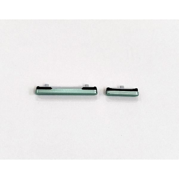 Set de 2 botones laterales verdes para Samsung Galaxy S25 5G S931 S25 Plus 5G S936 calidad premium