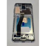 Pantalla lcd para Samsung Galaxy S20 G980F mas tactil negro con marco plata calidad Oled