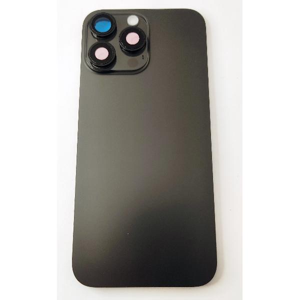 Tapa trasera o tapa bateria negra para iPhone 16 Pro Max con antena NFC