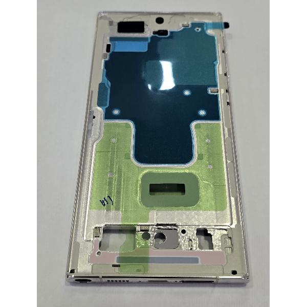 Carcasa o marco central crema para Samsung Galaxy S23 Ultra GH96-15833B Service Pack