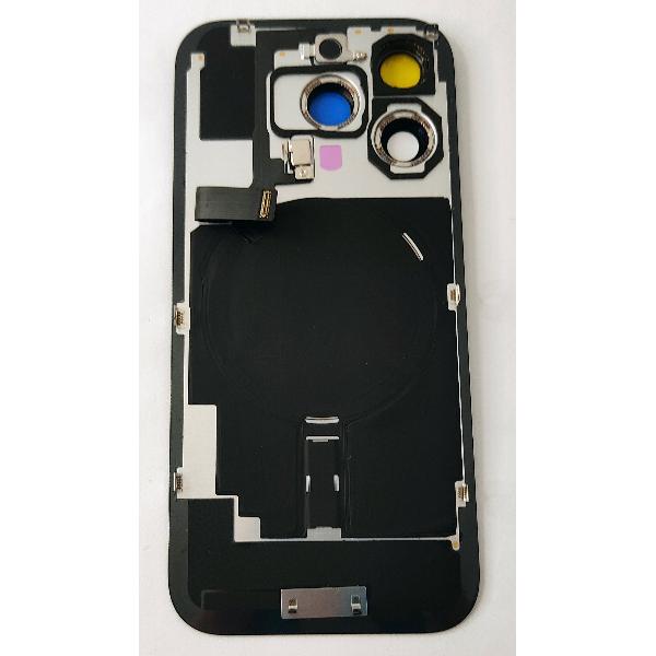 Tapa trasera o tapa bateria negra para iPhone 16 Pro con antena NFC
