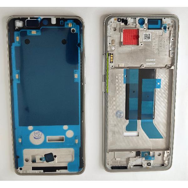 Carcasa o marco frontal plata para Xiaomi Poco X7 5G