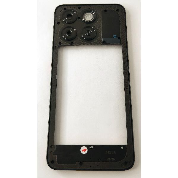 Carcasa o marco central negro para ZTE Blade A35